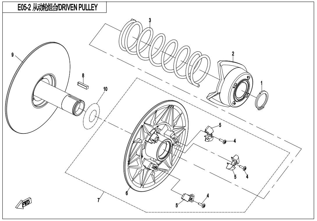 DRIVEN PULLEY