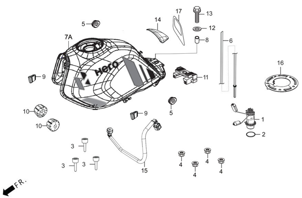 F11 PRO - Fuel Tank