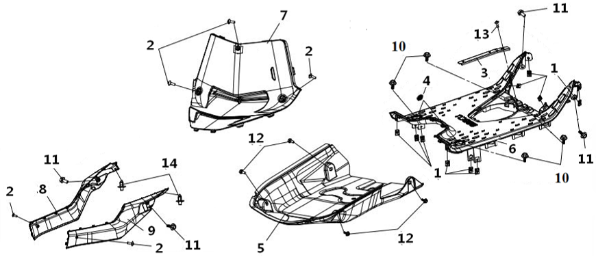 F08 - Floor Panel & Side Cover