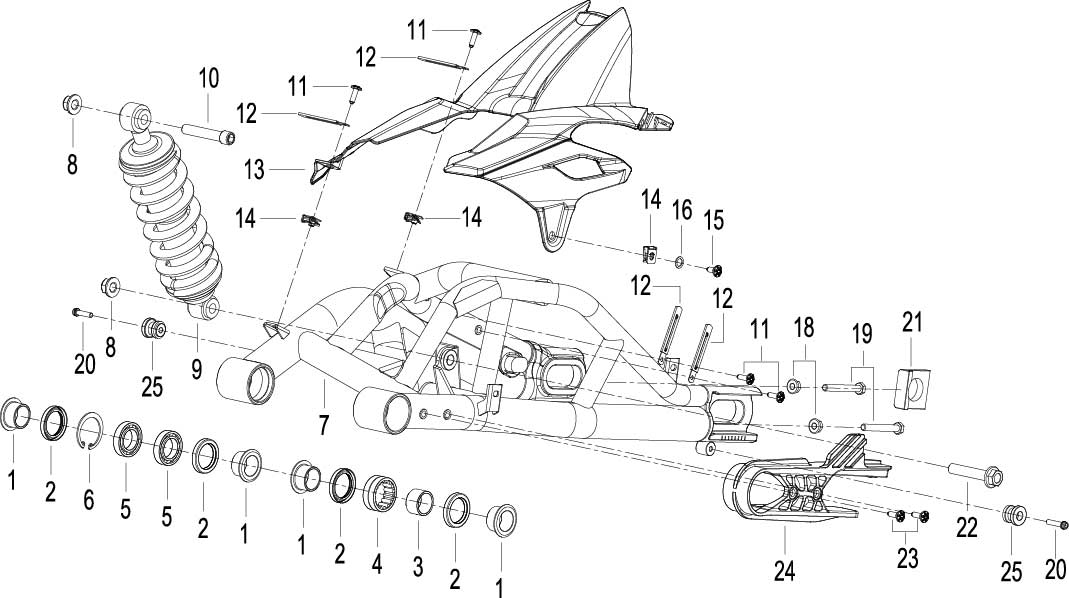 REAR SWING ARM