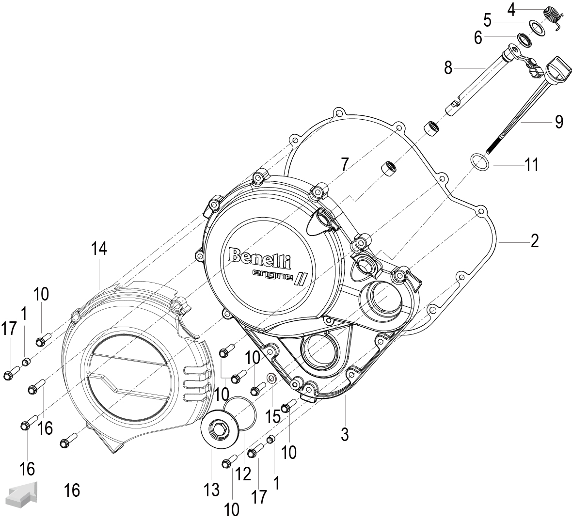 RIGHT COVER ASSY