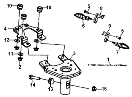 F03 - Handlebar Stem & Front Indicators