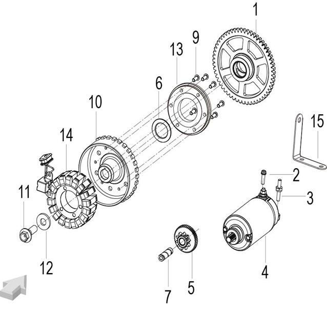 ELECTRIC STARTER ASSY