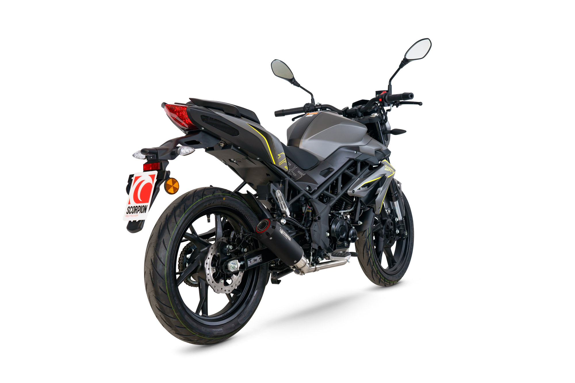 Benelli BN 125 - full system with black ceramic Re