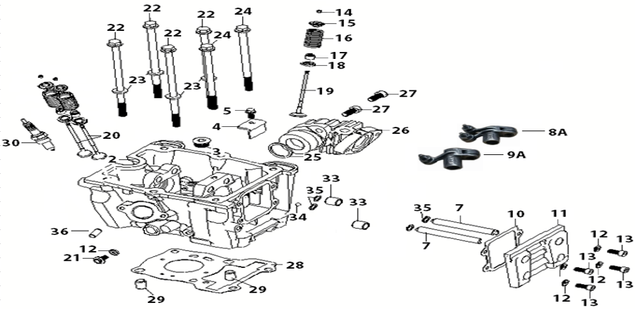 E03 - Front Cylinder Head