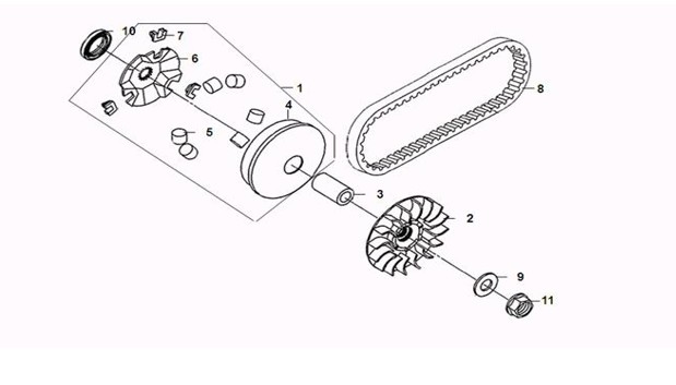Moveable Drive Face Assy