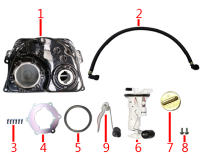 F17 - FUEL TANK ASSY