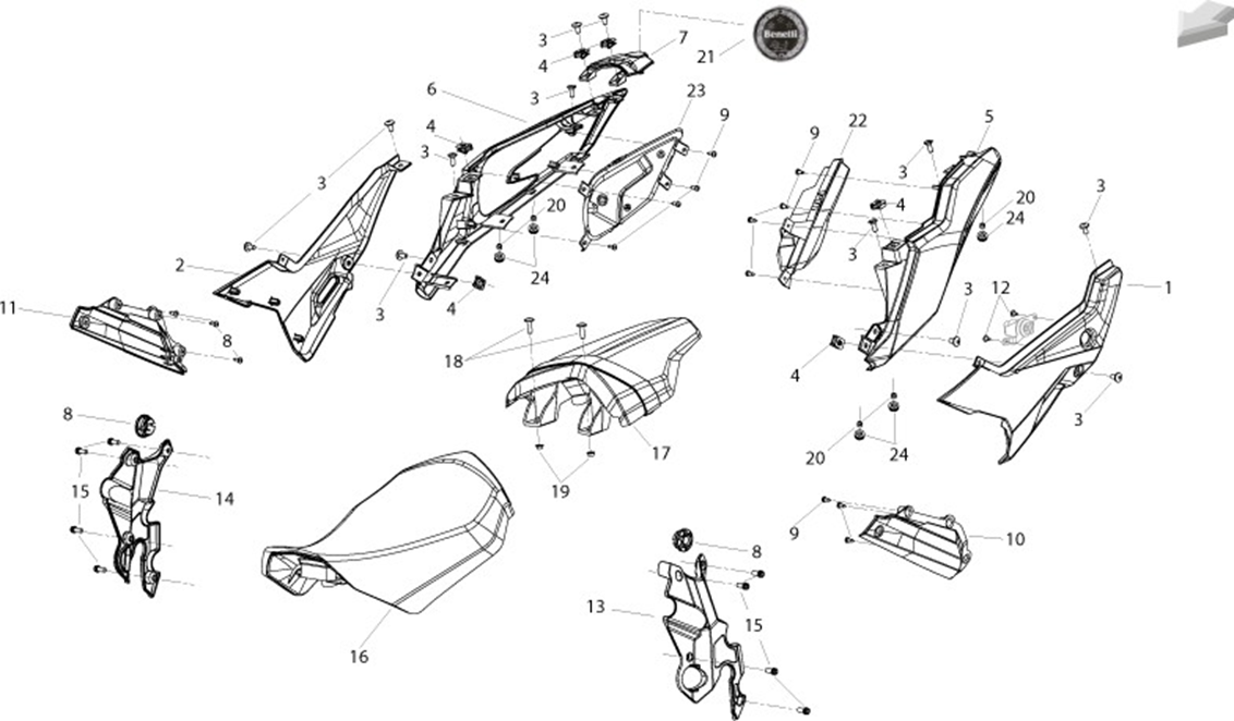Tail Guard & Seat
