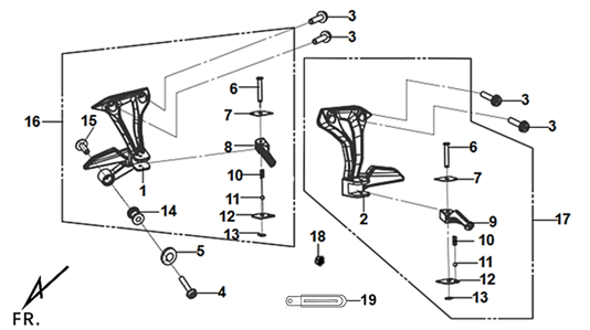 F13 - Pillion Step