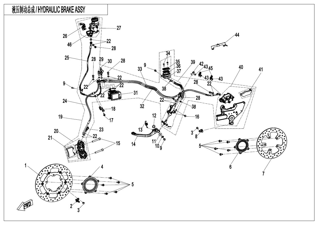 BRAKE ASSY(ABS)