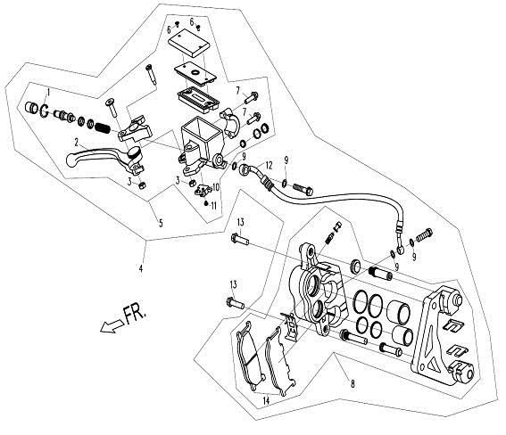FRONT BRAKE SYSTEM