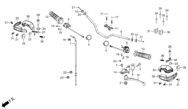 F3B BASE - Handlebars