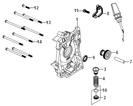 Right Crank Case Cover