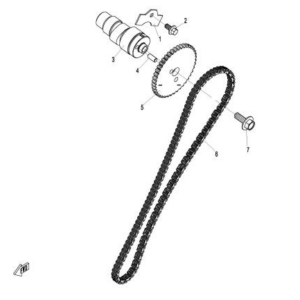 2015 ZFORCE 800 Trail CAMSHAFT OF CYLINDER 2 ASSY exploded diagram