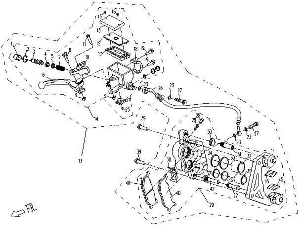 HYDRAULIC BRAKE (FRONT)