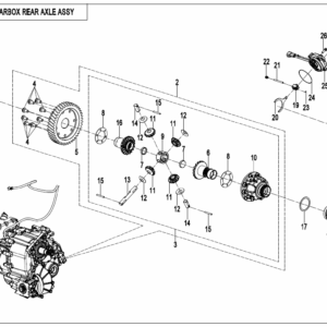 GEARBOX REAR AXLE ASSY