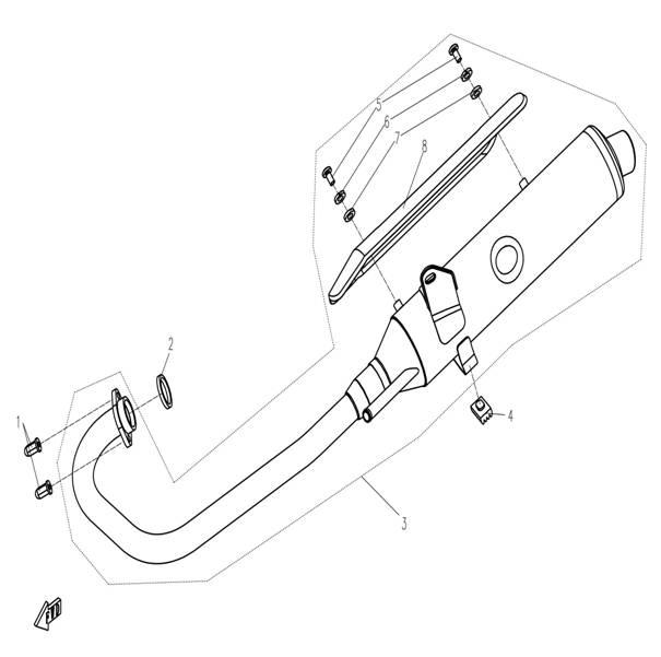 EXHAUST MUFFLER