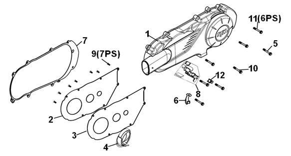 E09 - Left Engine Cover