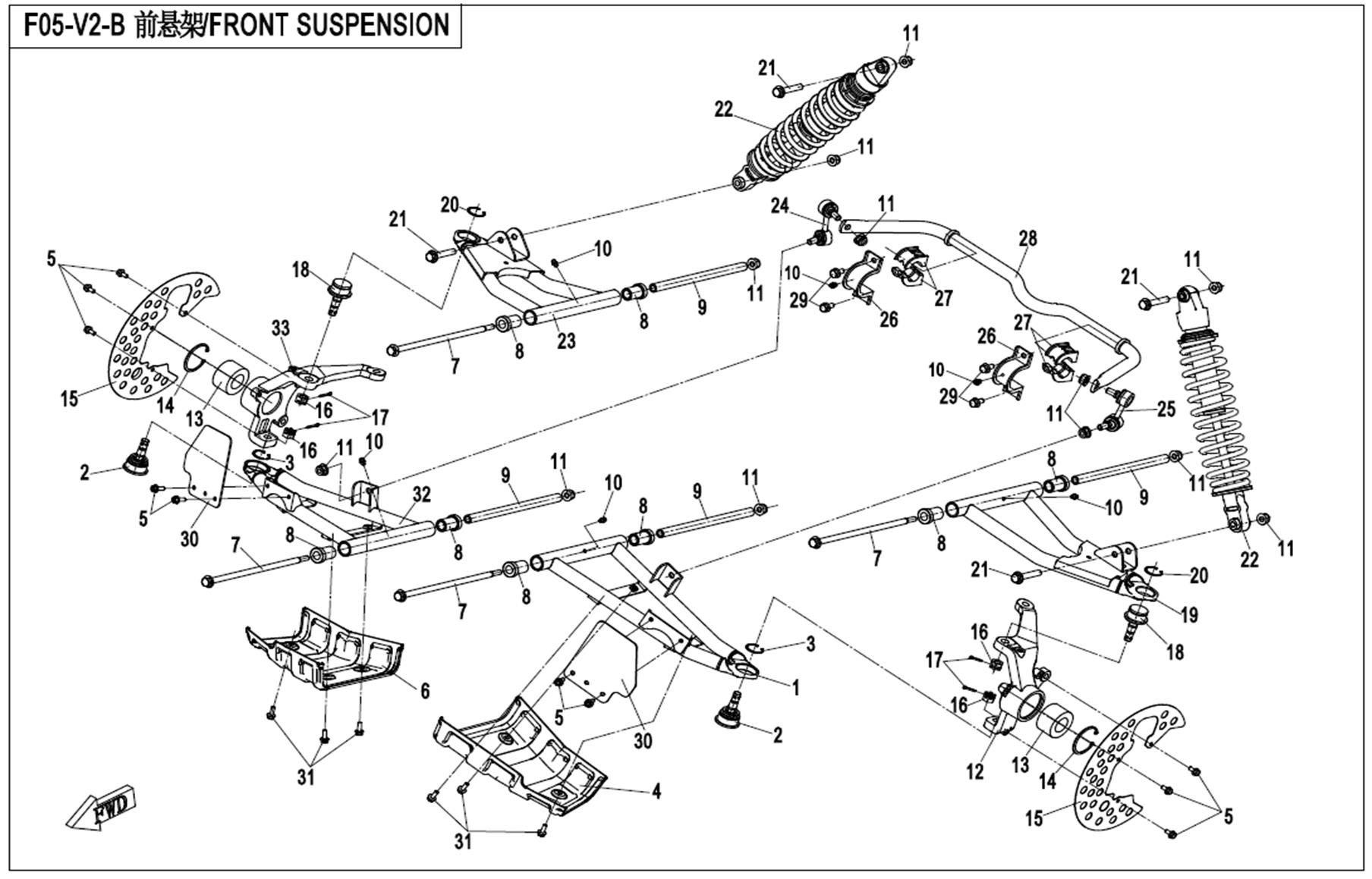 FRONT SUSPENSION(2018 CONDITION)
