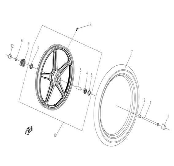 FRONT WHEEL