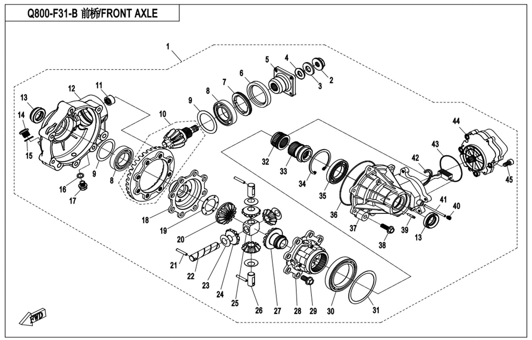 FRONT AXLE