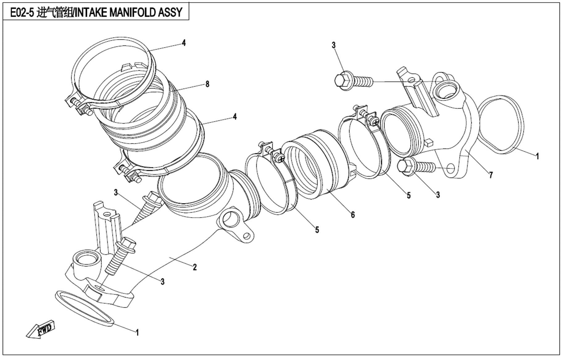INTAKE MANIFOLD ASSY.