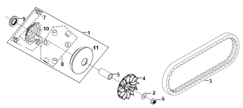 Movable Drive Face Assy