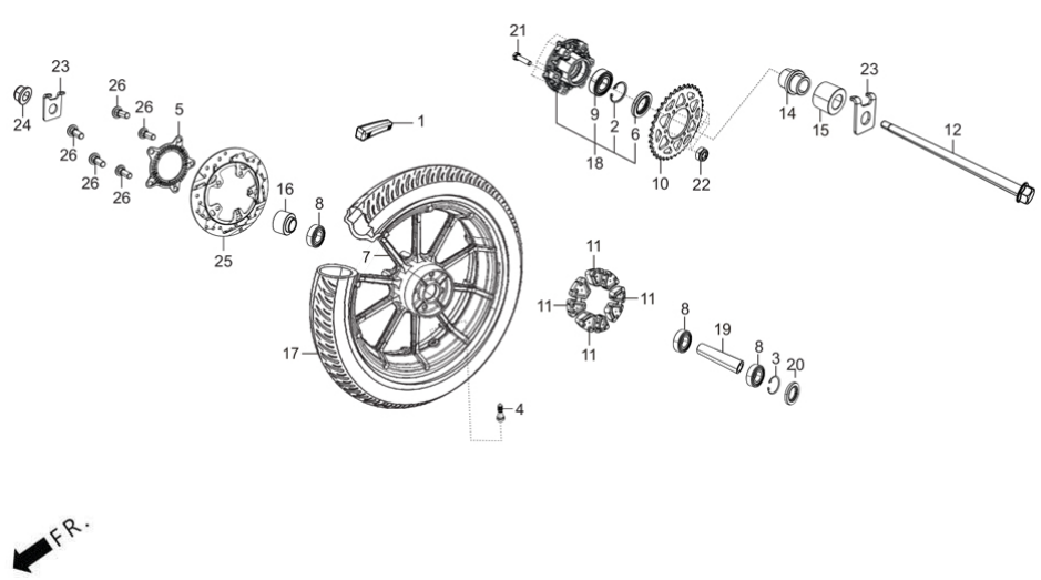 F9 - Rear Wheel
