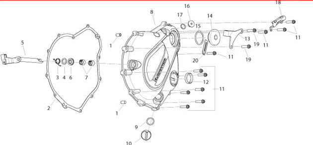 T008 R.H. ENGINE COVER