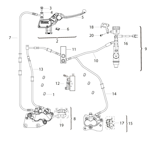 Front And Rear Brakes