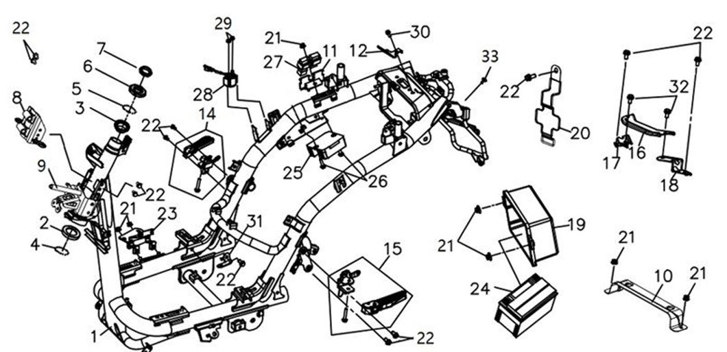 FRAME BODY COMP REG. REC. ASSY