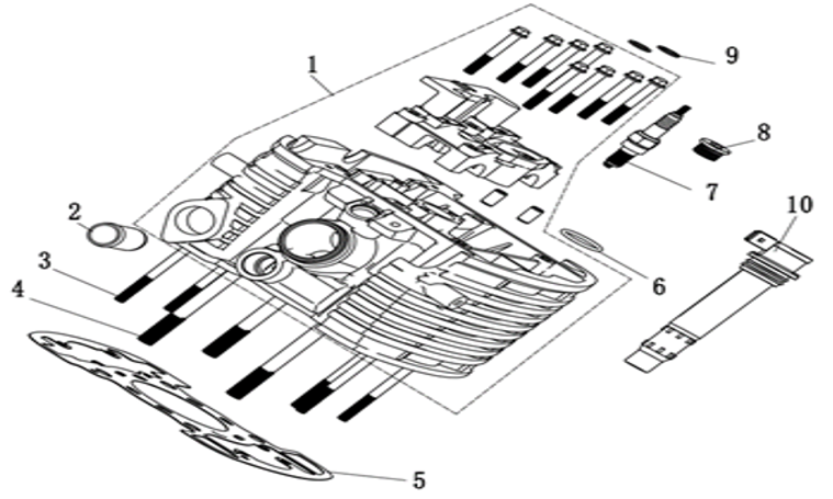 E04 - Rear Cylinder Head Assembly
