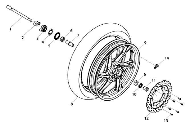 T012 - Front Wheel