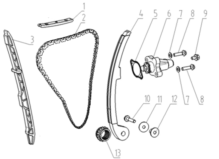 E04 - Chain Tensioner Device