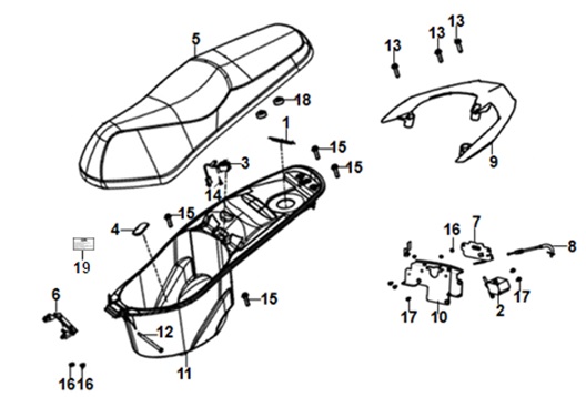Seat And Rear Carrier