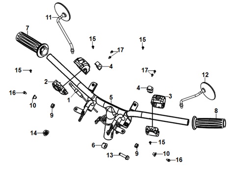 Handle Bar And Controls