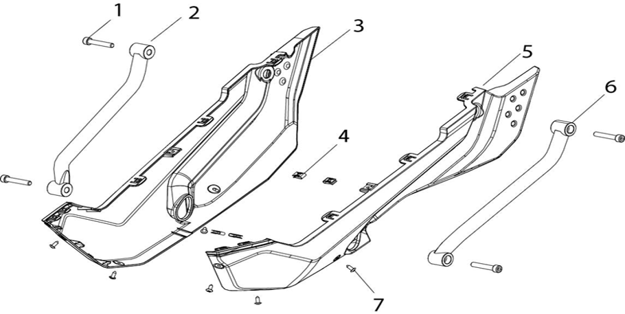 F11 - Footrest Board Cover