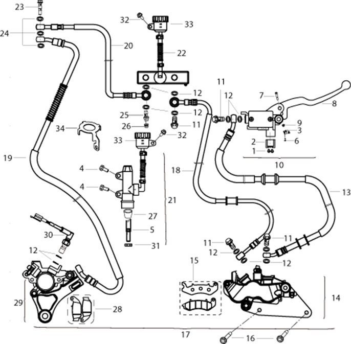 Front Rear Brakes