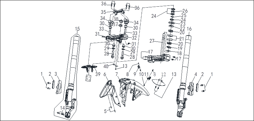 Front Fork Assembly
