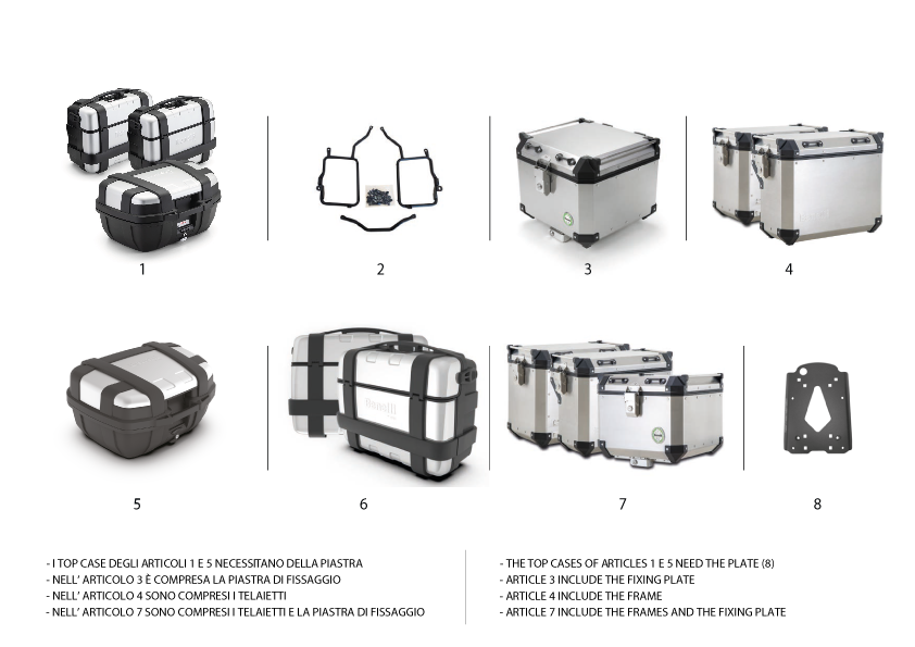 TRK 502X Euro 5 Accessories