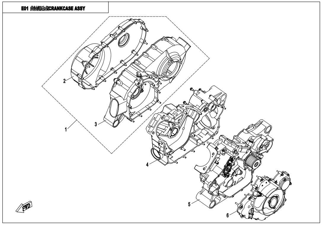 CRANK CASE ASSY