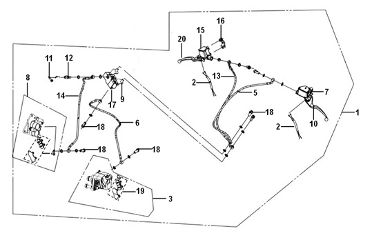 CBS Brake System Assy
