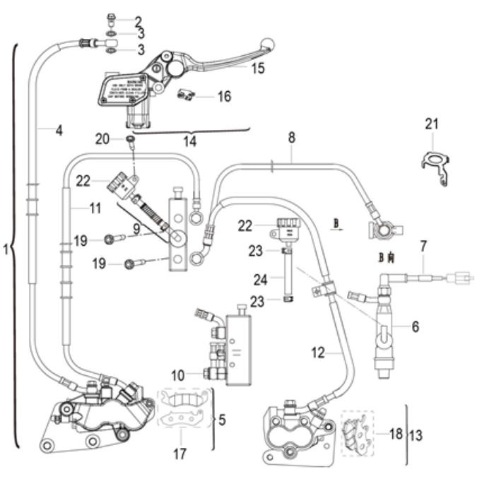 F04 - FRONT & REAR BRAKE