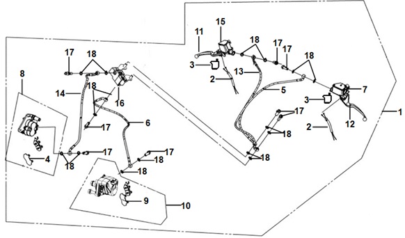 CBS Brake System Assy