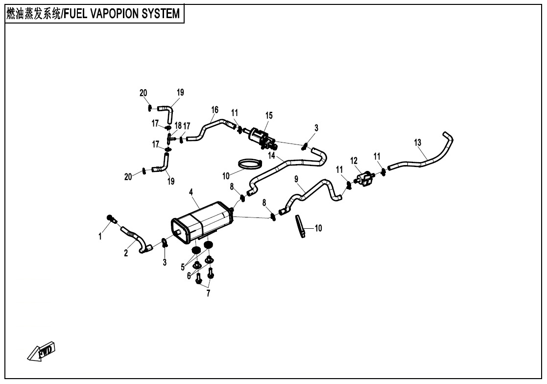 FUEL VAPOPIN SYSTEM