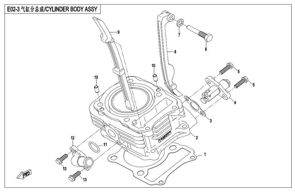 CYLINDER BODY ASSY