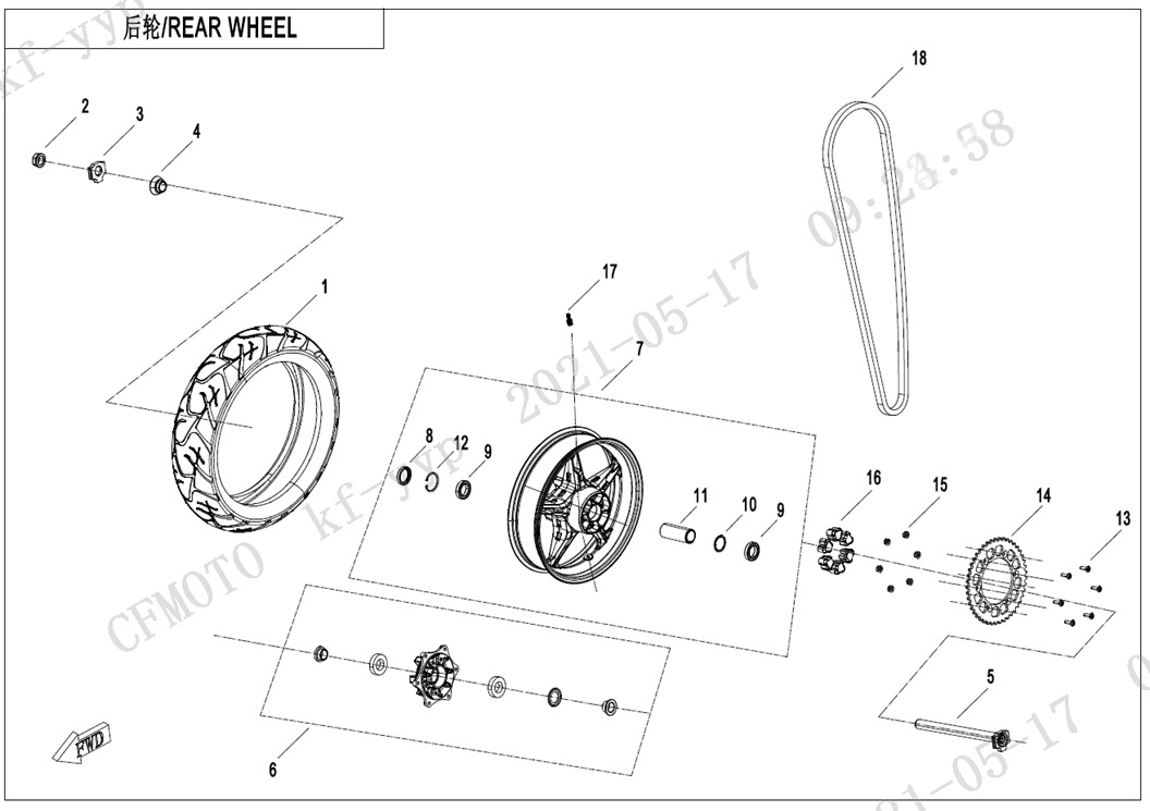 REAR WHEEL (SPORT)