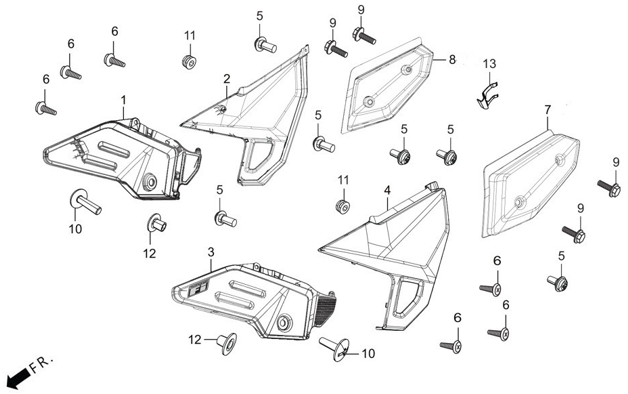 F12 BASE - Side Covers