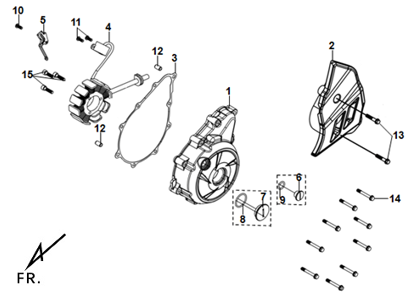 E15 - Left Engine Cover