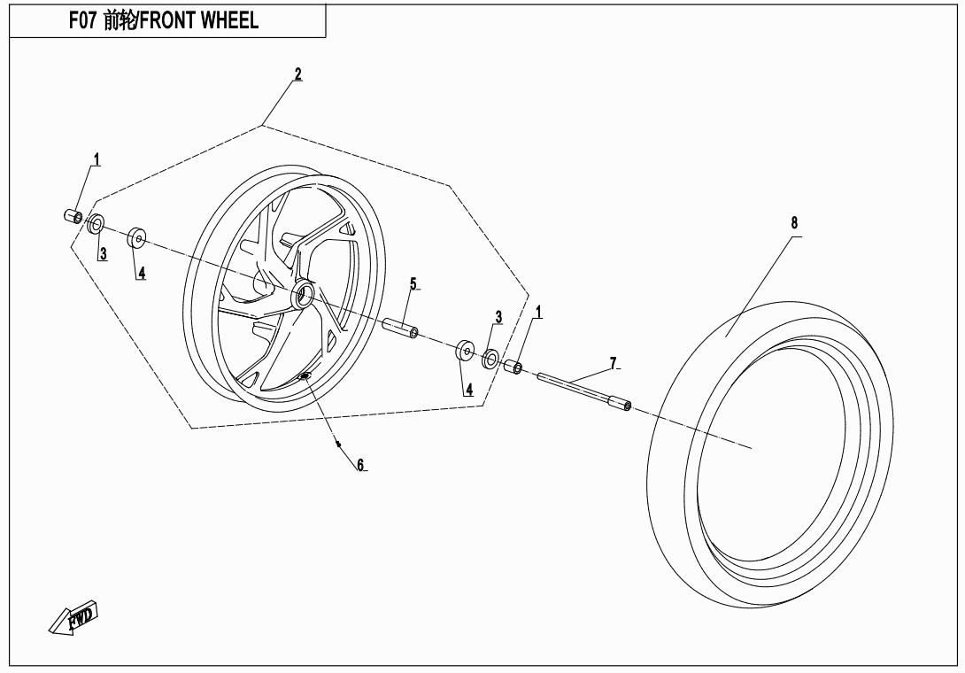 FRONT WHEEL